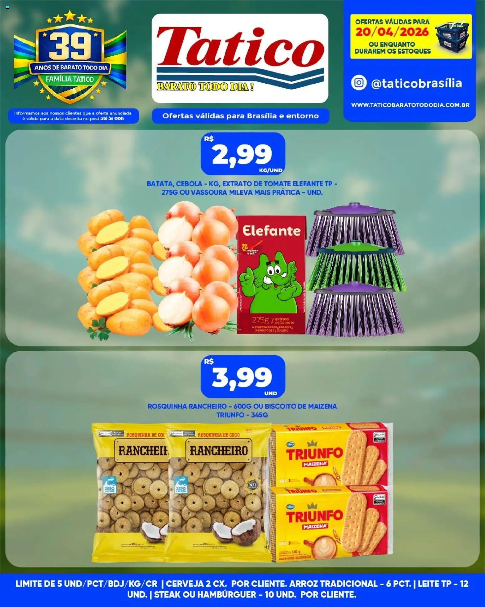 Tatico Folheto - válido de 21.04.2026 | Página: 23 | Produtos: Biscoito, Cerveja, Hambúrguer, Rosquinha