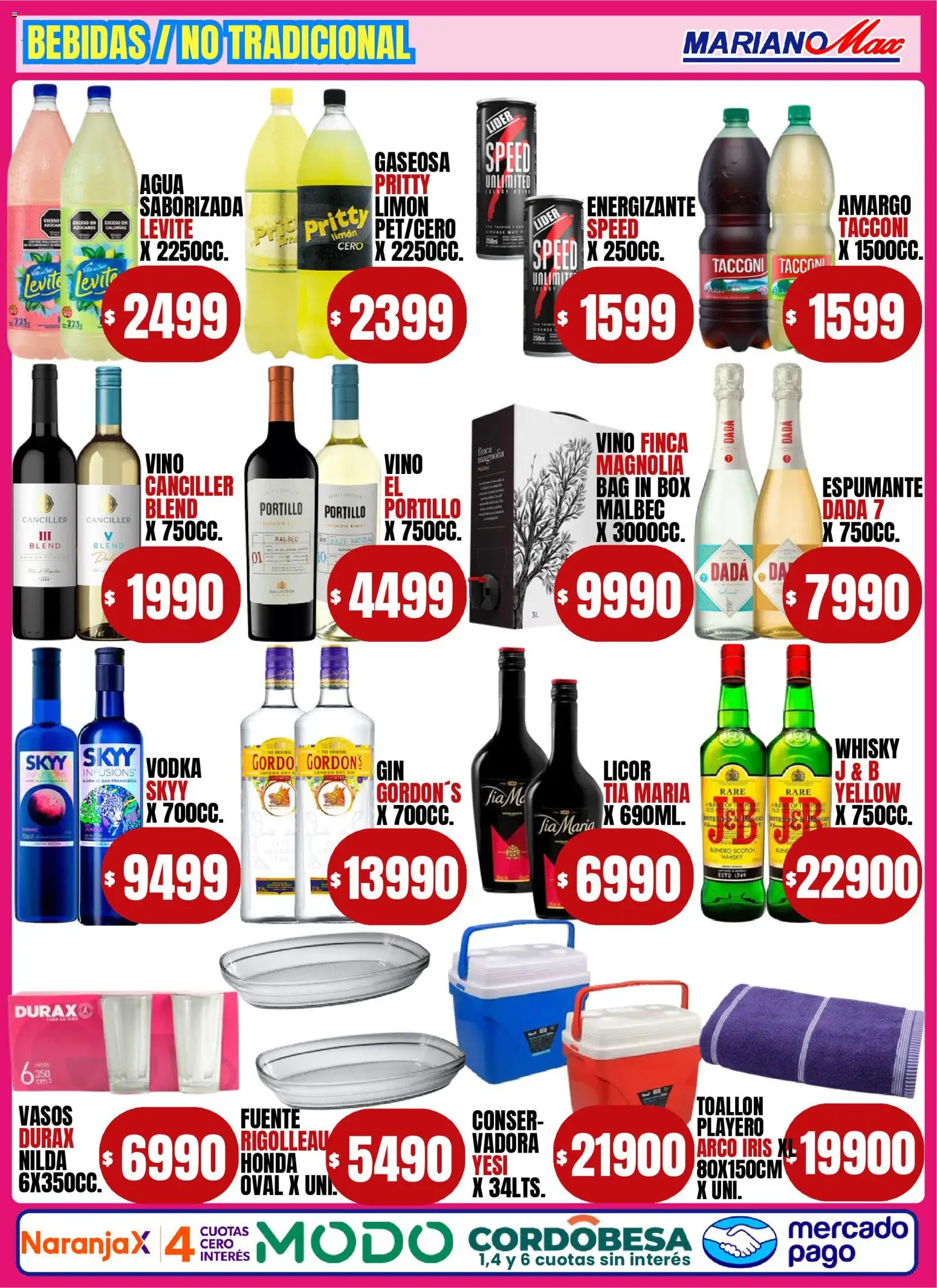 Mariano Max - Catálogo │ válido desde el 15/09/2026 | Página: 5 | Productos: Espumante, Bebidas, Limón, Vasos