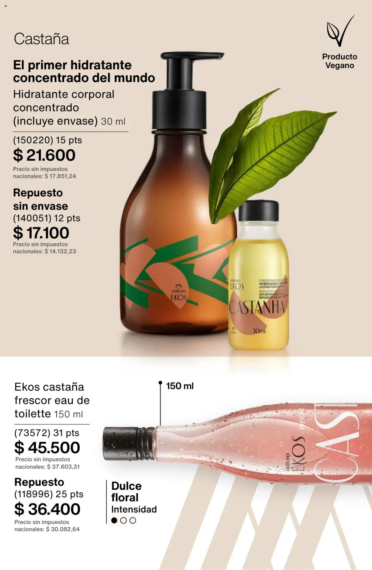 Catálogo Natura Ciclo 3 │ válido desde el 09/02/2026 | Página: 176 | Productos: Body, Eau de toilette, Dulce
