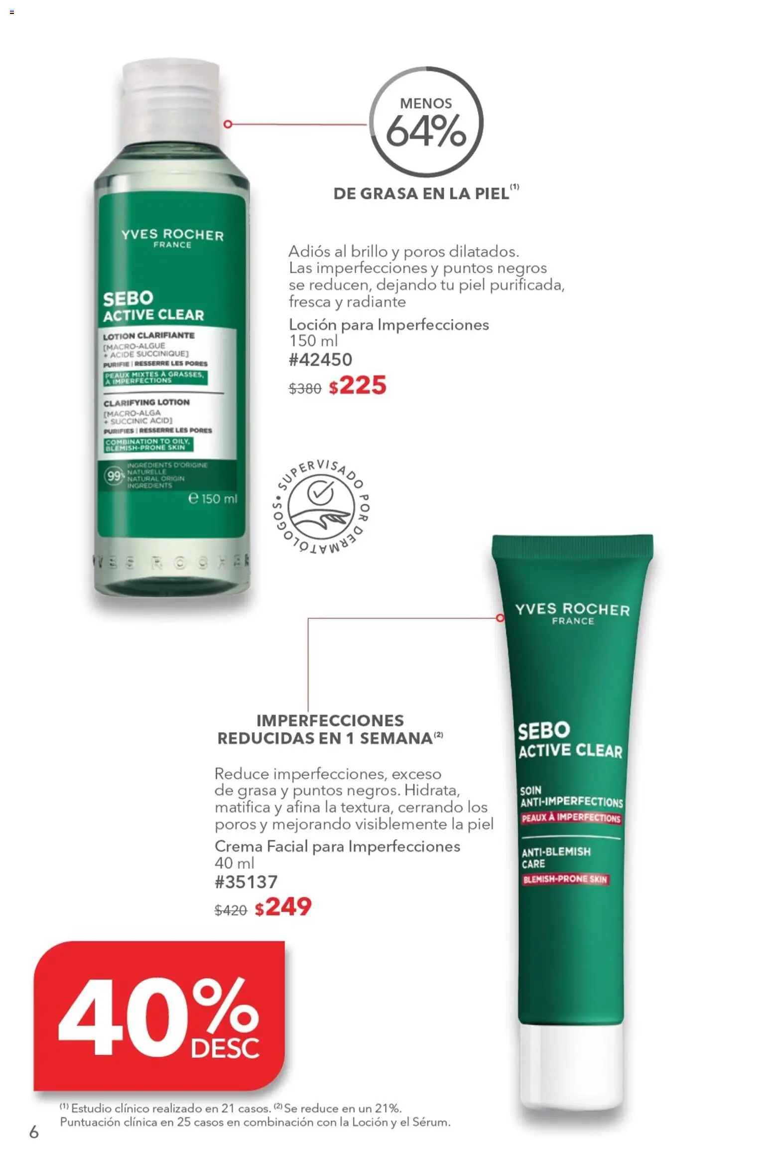 Nuevas ofertas de Yves Rocher válidas en toda la República Mexicana desde el 23.06.2026. ¡Encuentra las mejores ofertas en Yves Rocher campaña 9 2026! | Página: 8