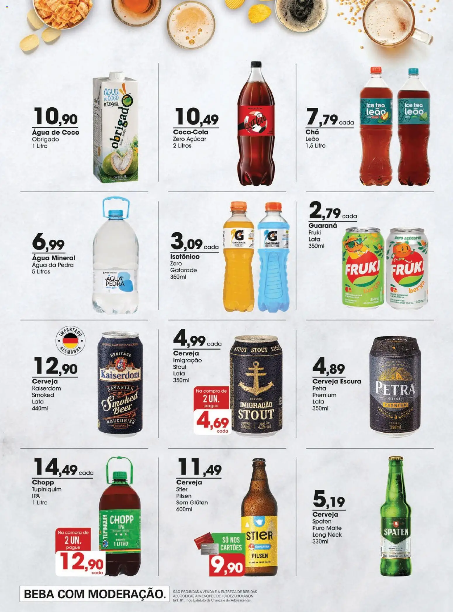 Zaffari Folheto - válido de 12.05.2026 | Página: 11 | Produtos: Coco, Gatorade, Água mineral, Isotônico