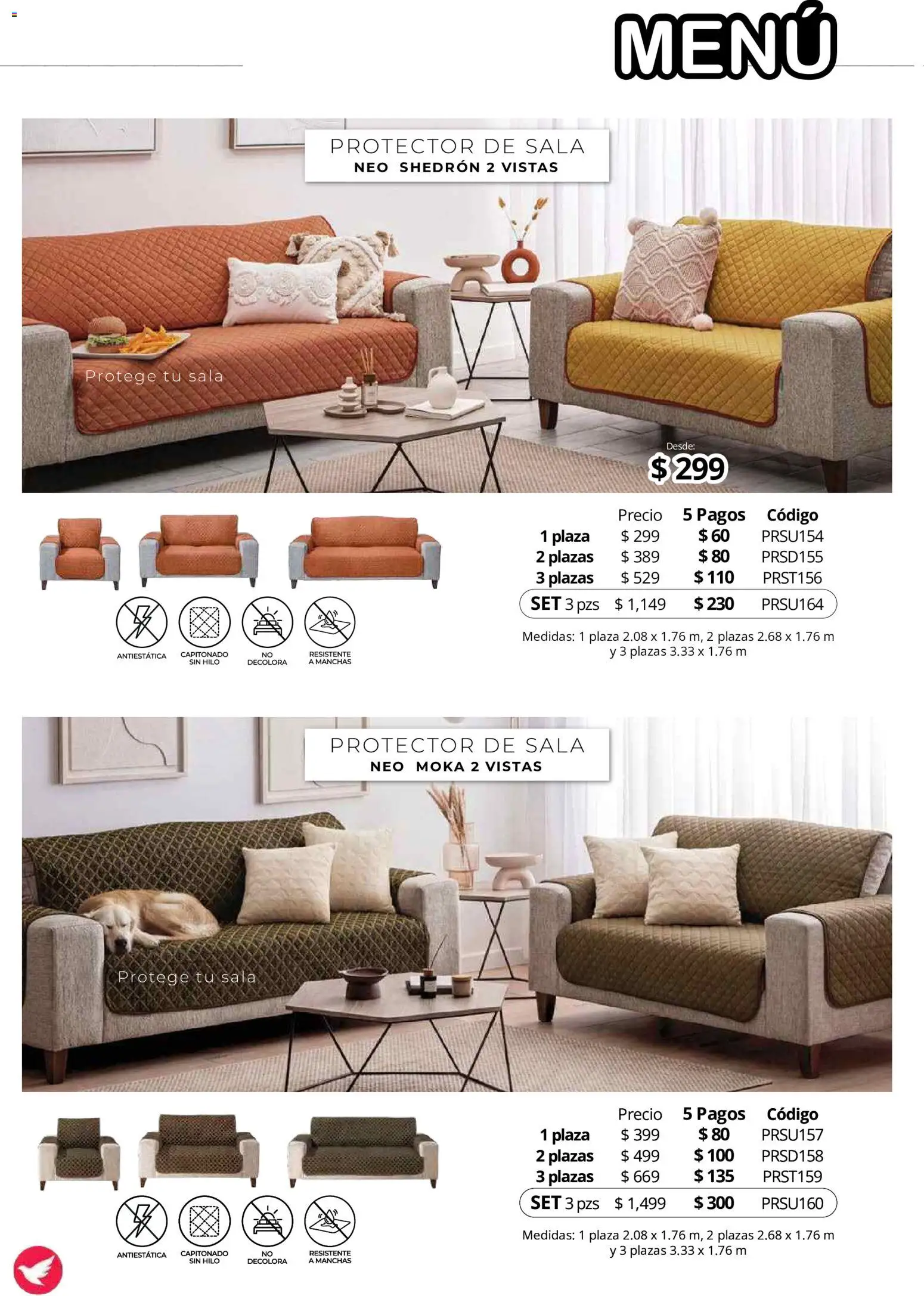 Nuevas ofertas de Colchas Concord válidas en toda la República Mexicana desde el 01/08/2026. ¡Encuentra las mejores ofertas en Colchas Concord catálogo! | Página: 196 | Productos: Sala