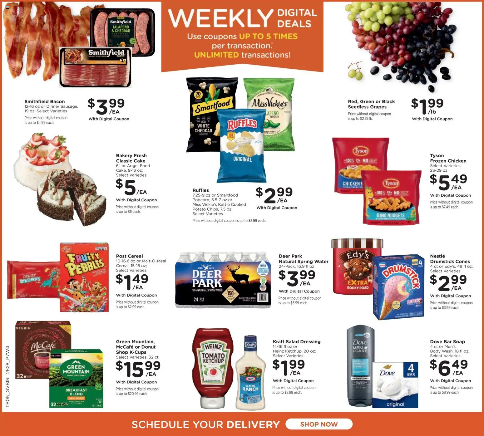 Kroger Ad - valid from 08/12/2026 | Page: 2 | Products: Soap, Cake, Grapes, Seedless grapes