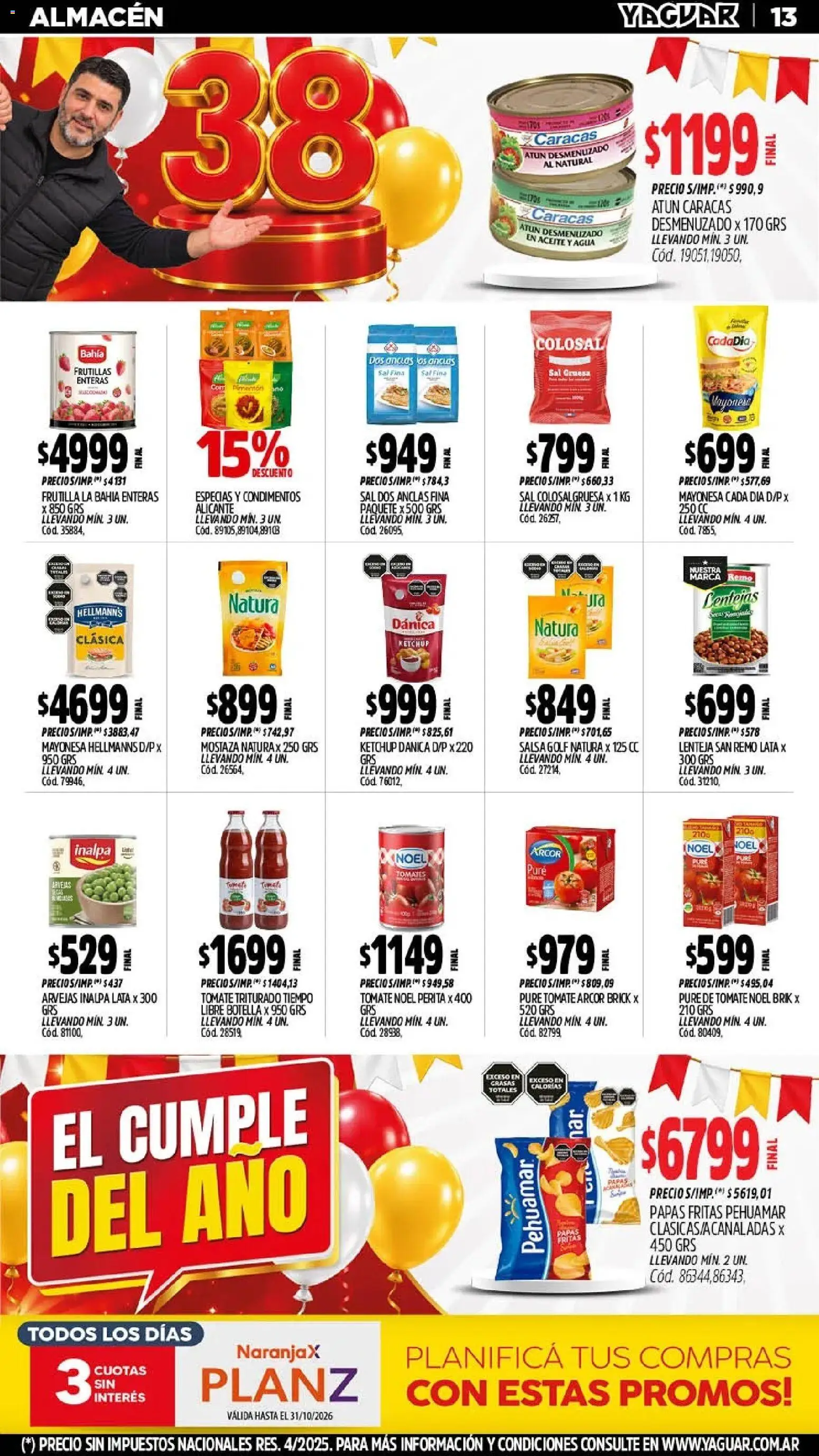 Yaguar - Oferta Semanal General Roca │ válido desde el 19/10/2026 | Página: 14