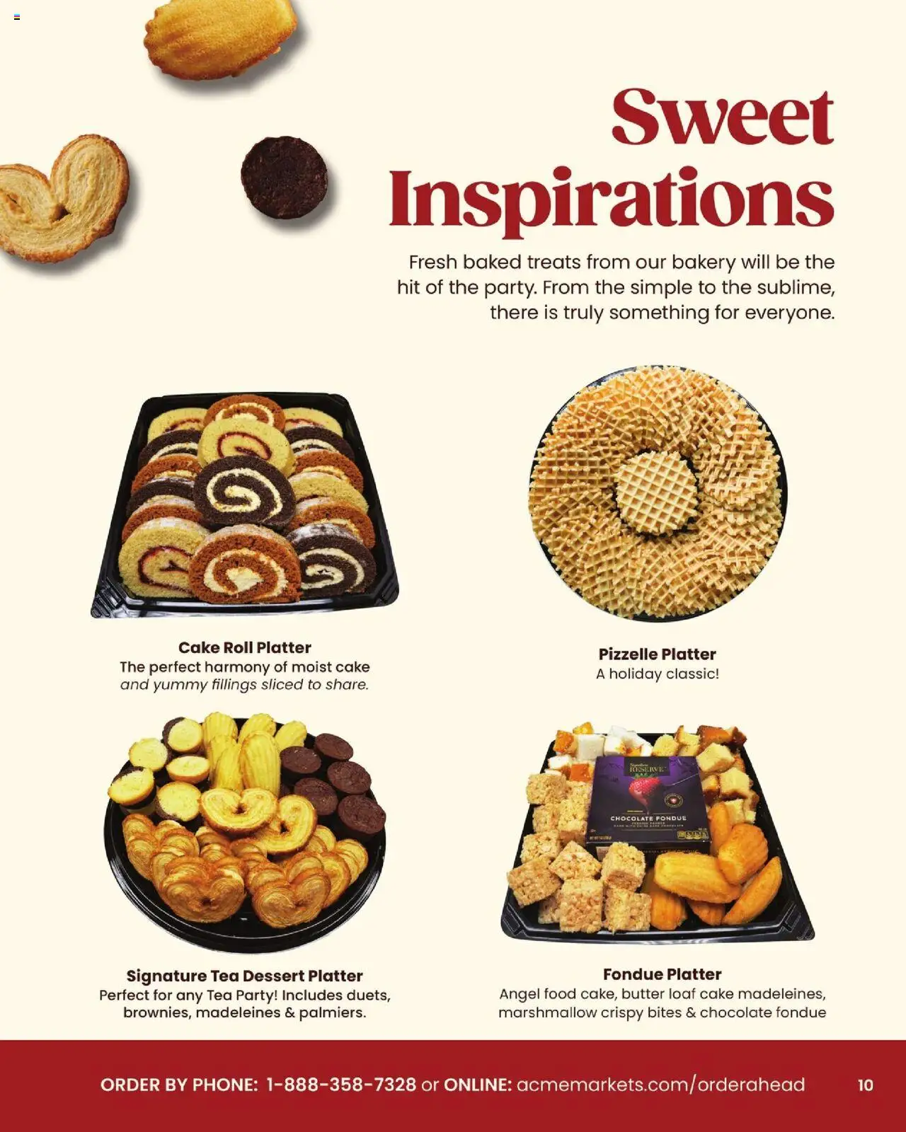 Acme Entertaining Guide - valid from 10/03/2025 | Page: 11 | Products: Bakery, Butter, Cake, Phone