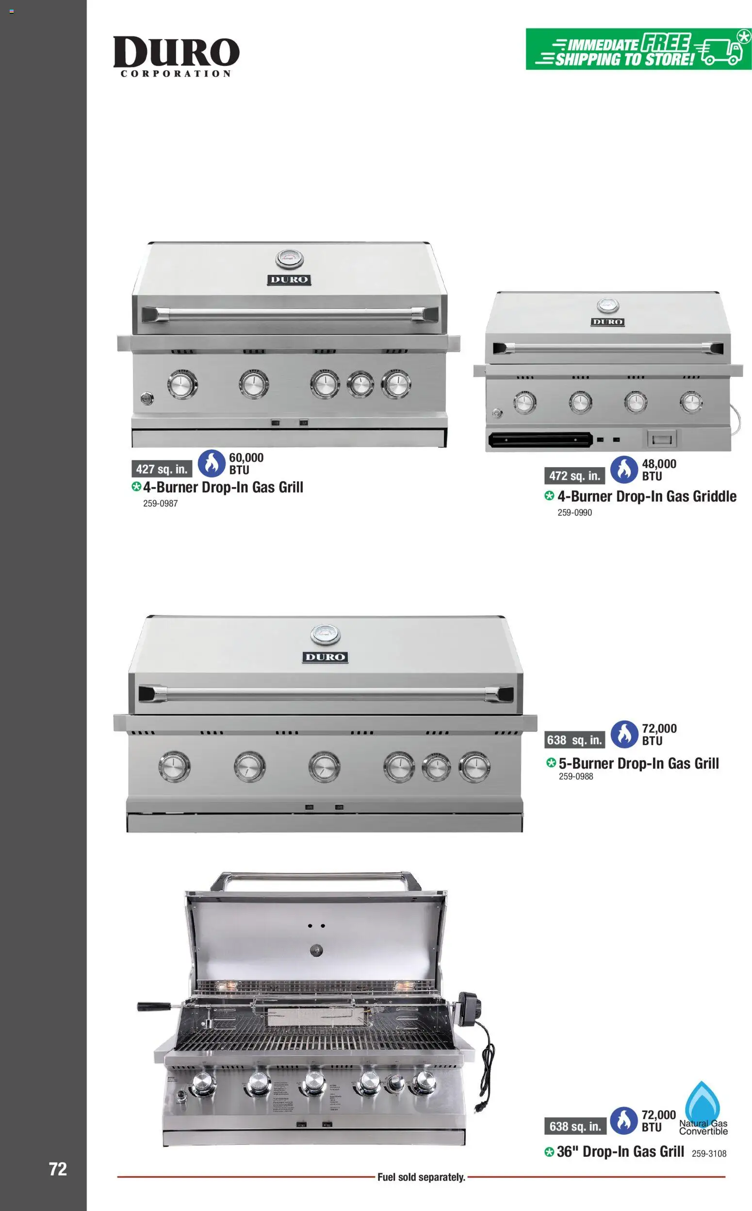 Menards - Summer catalog - valid from 04.02.2026 | Page: 72 | Products: Griddle, Grill