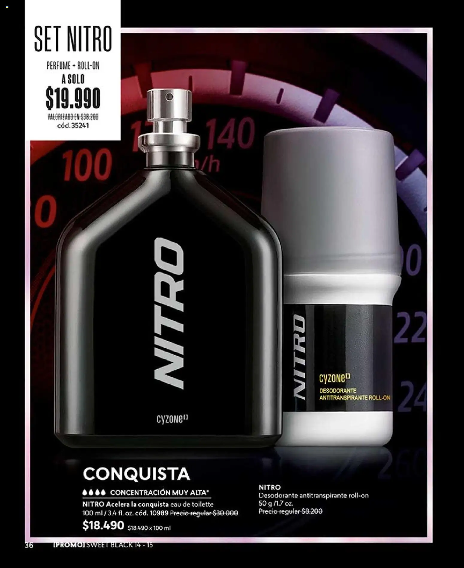 Catálogo CyZone Campaña 13 │ válido desde el 25.07.2026 | Página: 36 | Productos: Perfume, Eau de toilette, Desodorante, Antitranspirante