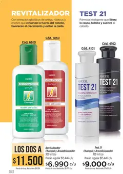 Vista previa Amodil - Campaña 11 válido desde el 01/07/2026 | Página: 92 | Productos: Champú, Acondicionador