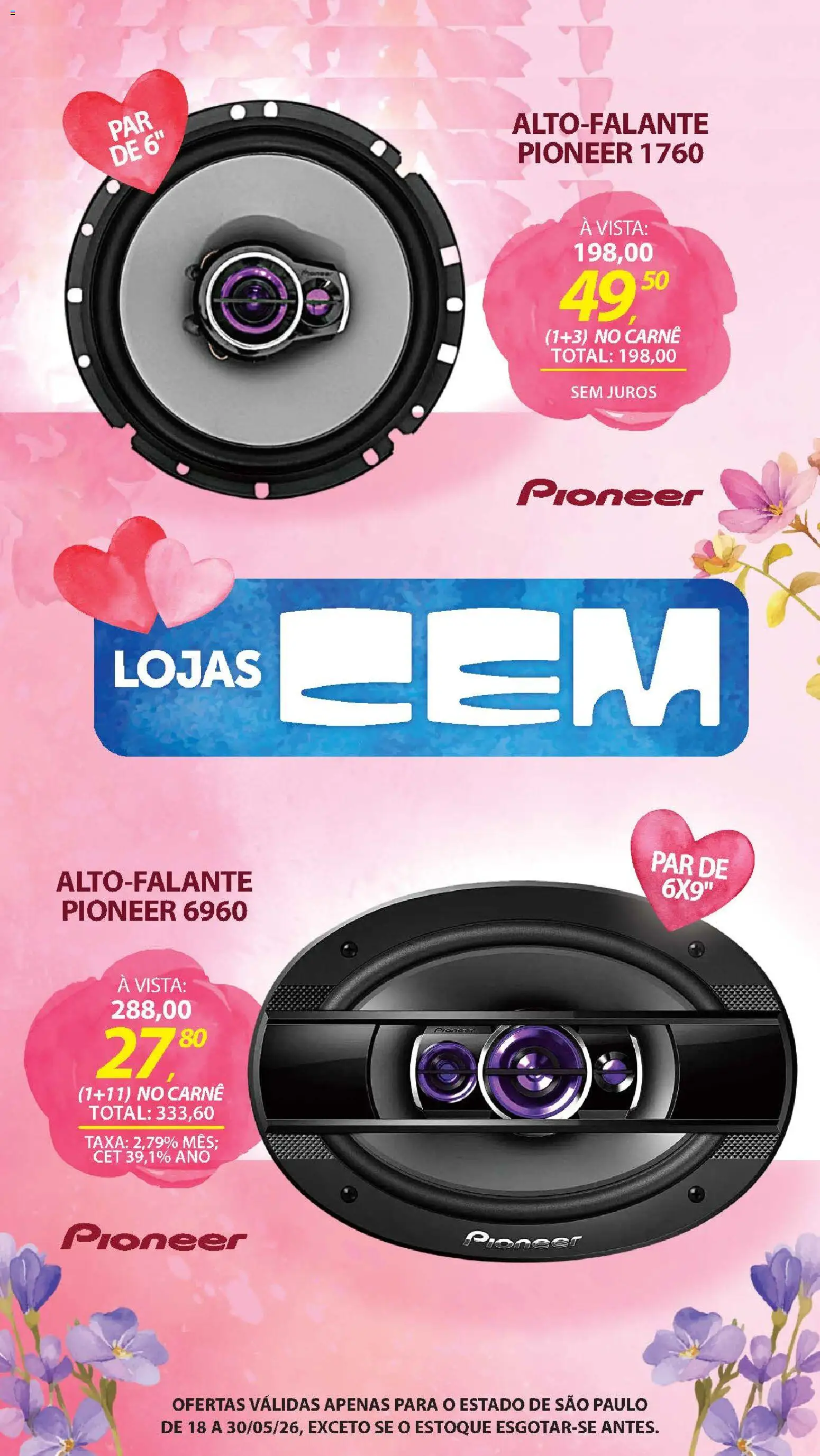 Lojas Cem - Ofertas atuais de 18/05/2026 ? Não perca as melhores promoções! | Brasil
