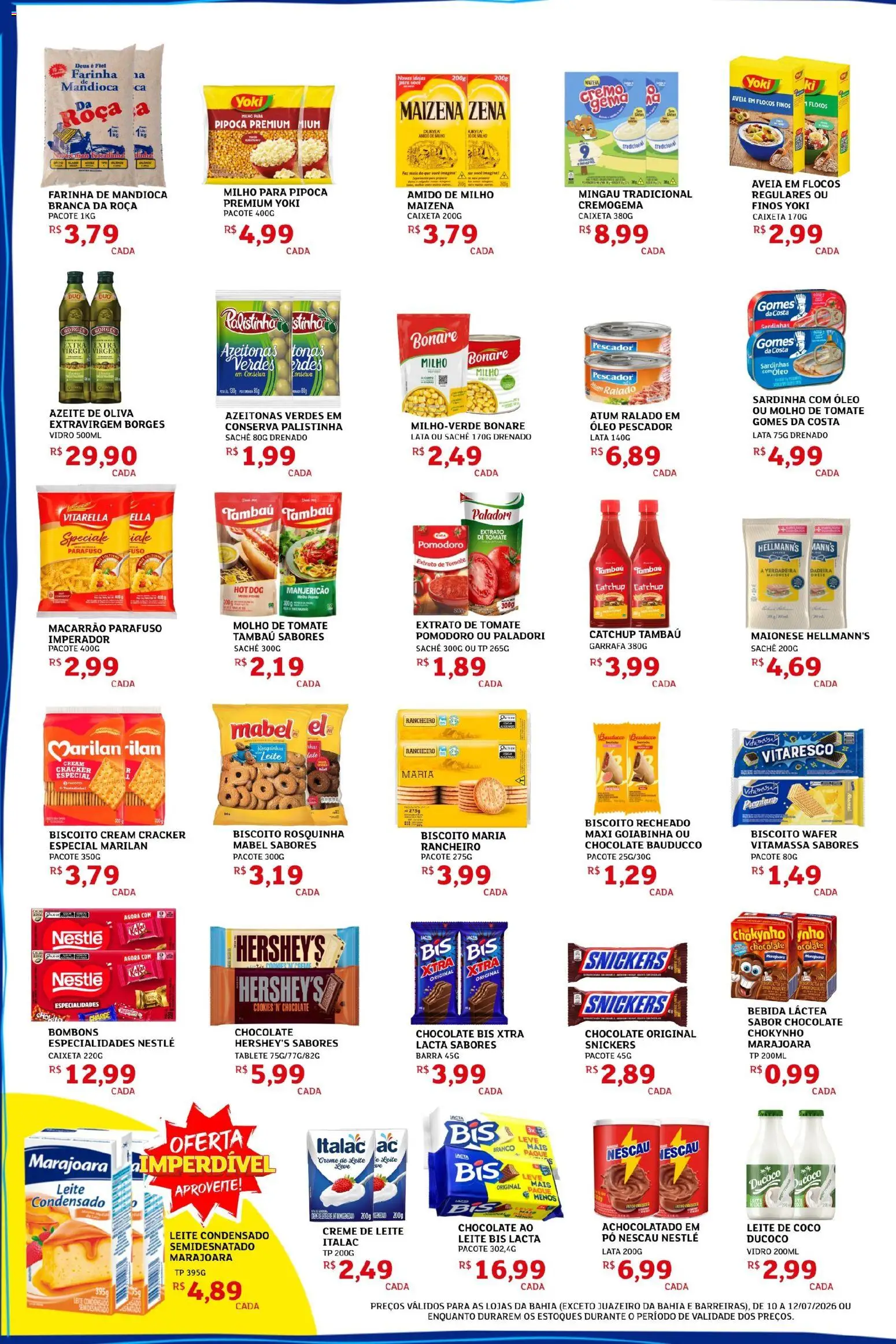Assaí Atacadista Folheto - válido de 10/07/2026 | Página: 2 | Produtos: Biscoito, Nescau, Mingau, Leite de coco