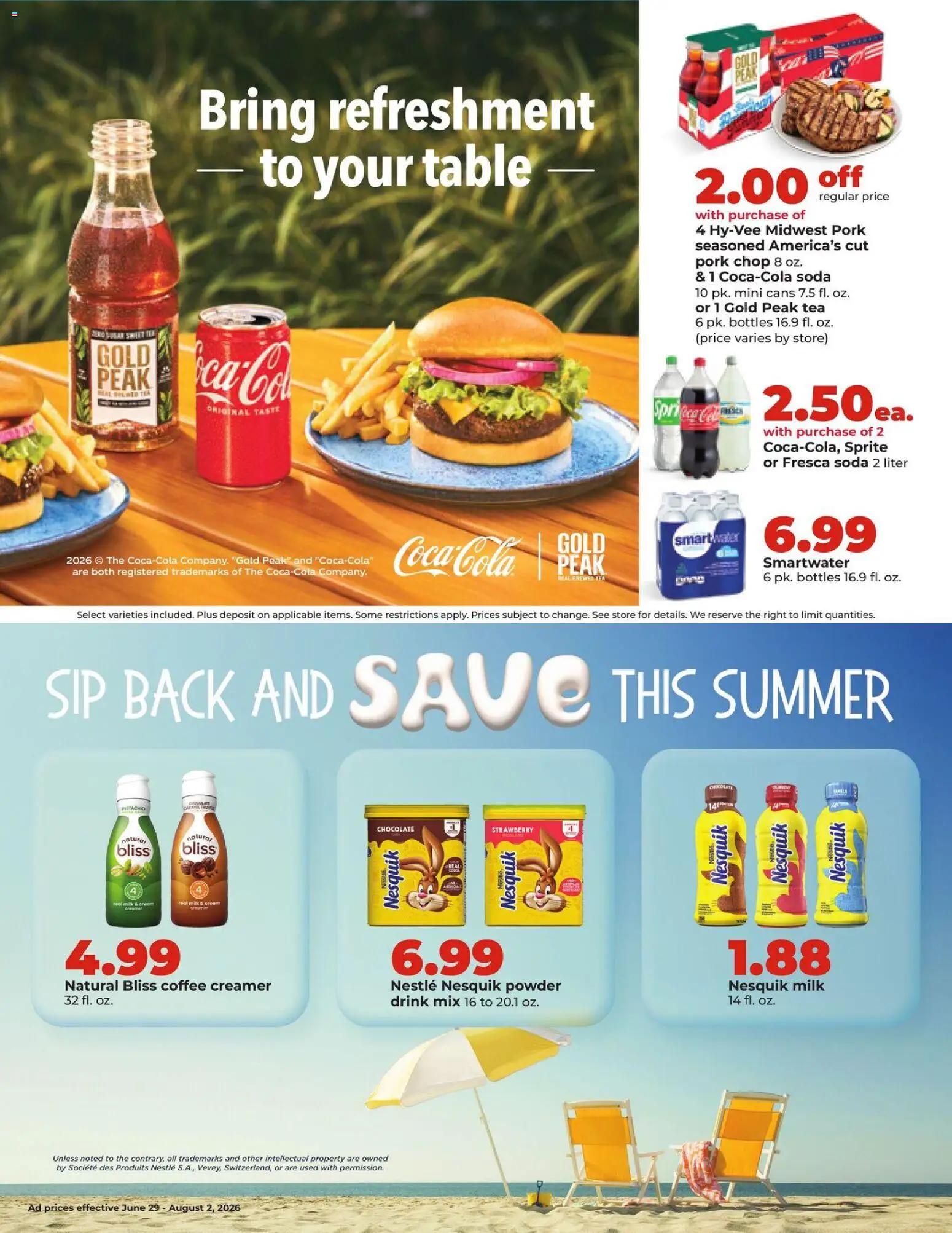 HyVee Monthly Ad - valid from 06/29/2026 | Page: 4 | Products: Table, Powder, Tea, Cream
