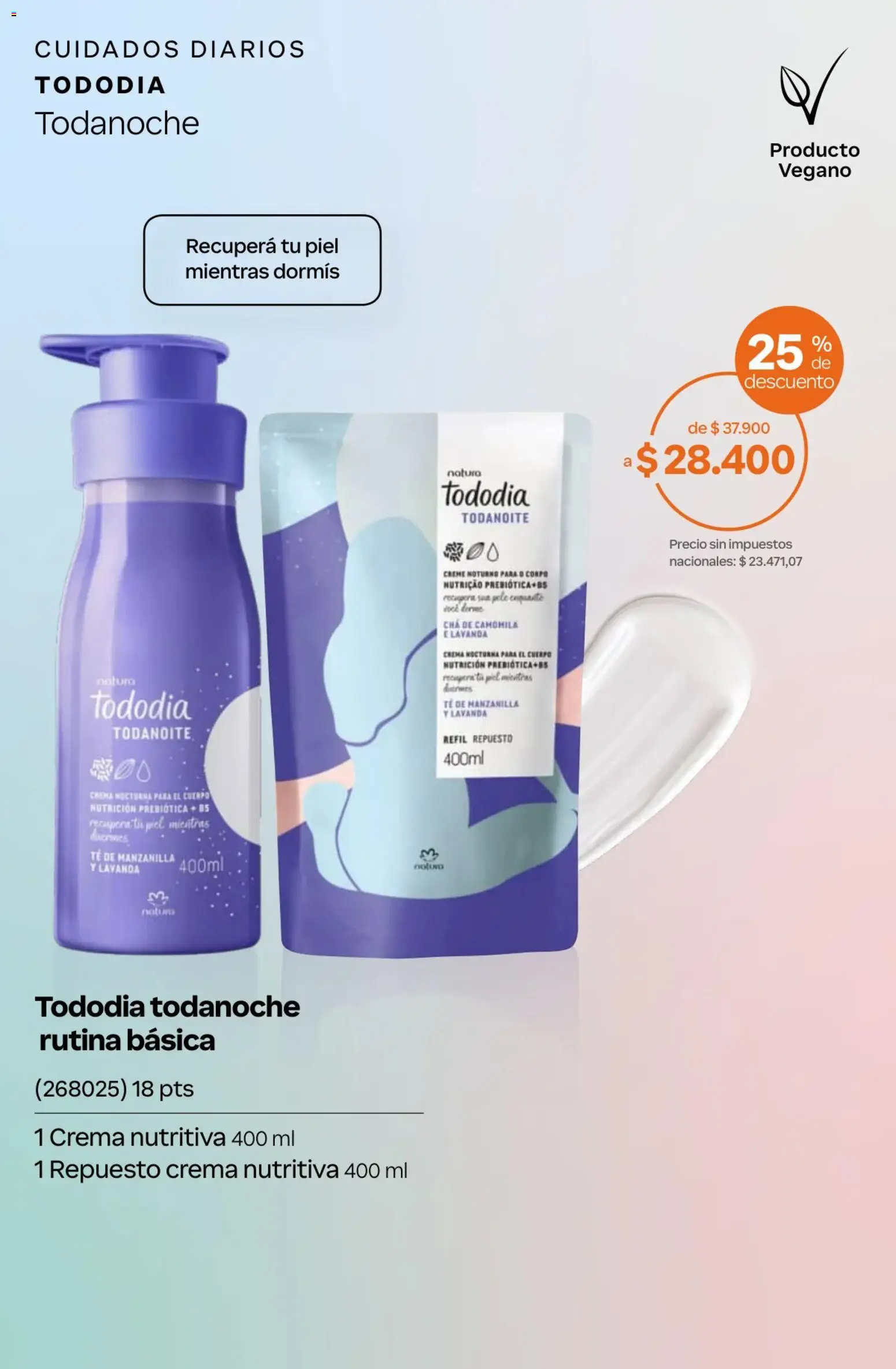 Catálogo Natura Ciclo 13 │ válido desde el 02/09/2026 | Página: 61 | Productos: Diarios, Té, Crema