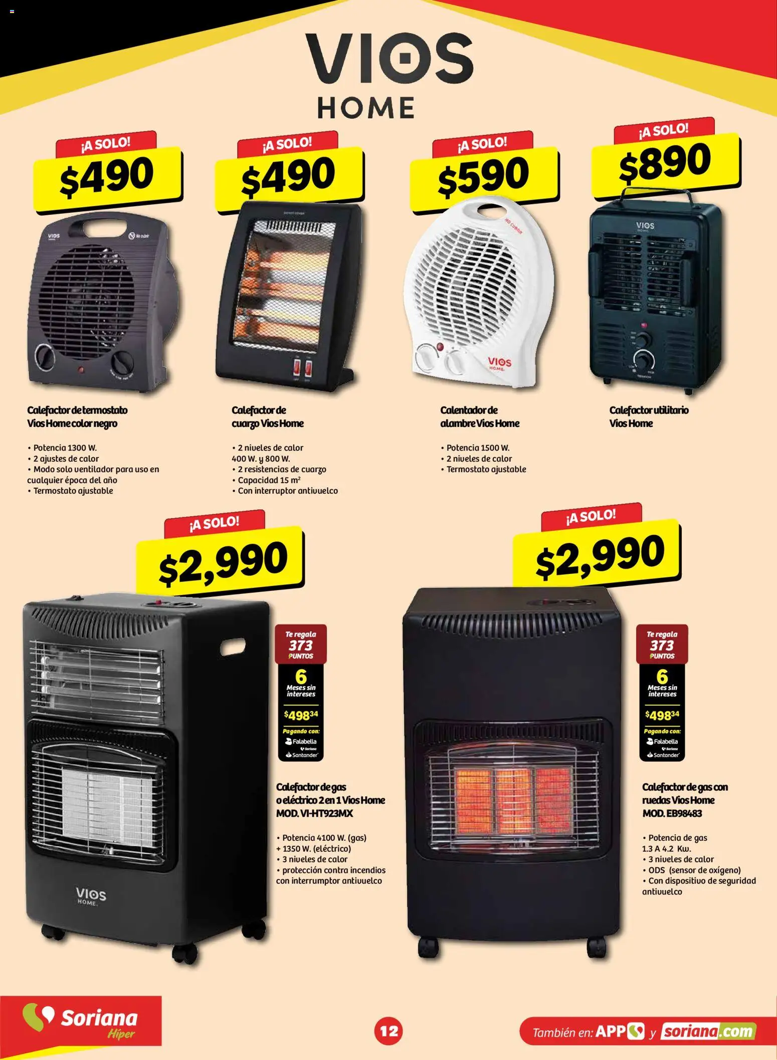 Nuevas ofertas de Soriana válidas en toda la República Mexicana desde el 30/10/2026. ¡Encuentra las mejores ofertas en Soriana Buen Fest Mercado! | Página: 12