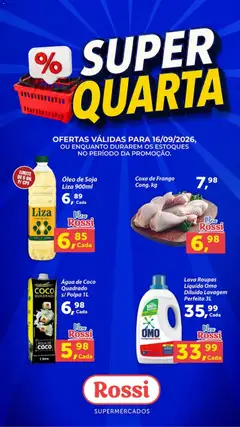 Rossi Supermercados ofertas do Dia - Pré-Visualização do folheto da loja Rossi Supermercados, válido de 16/09/2026