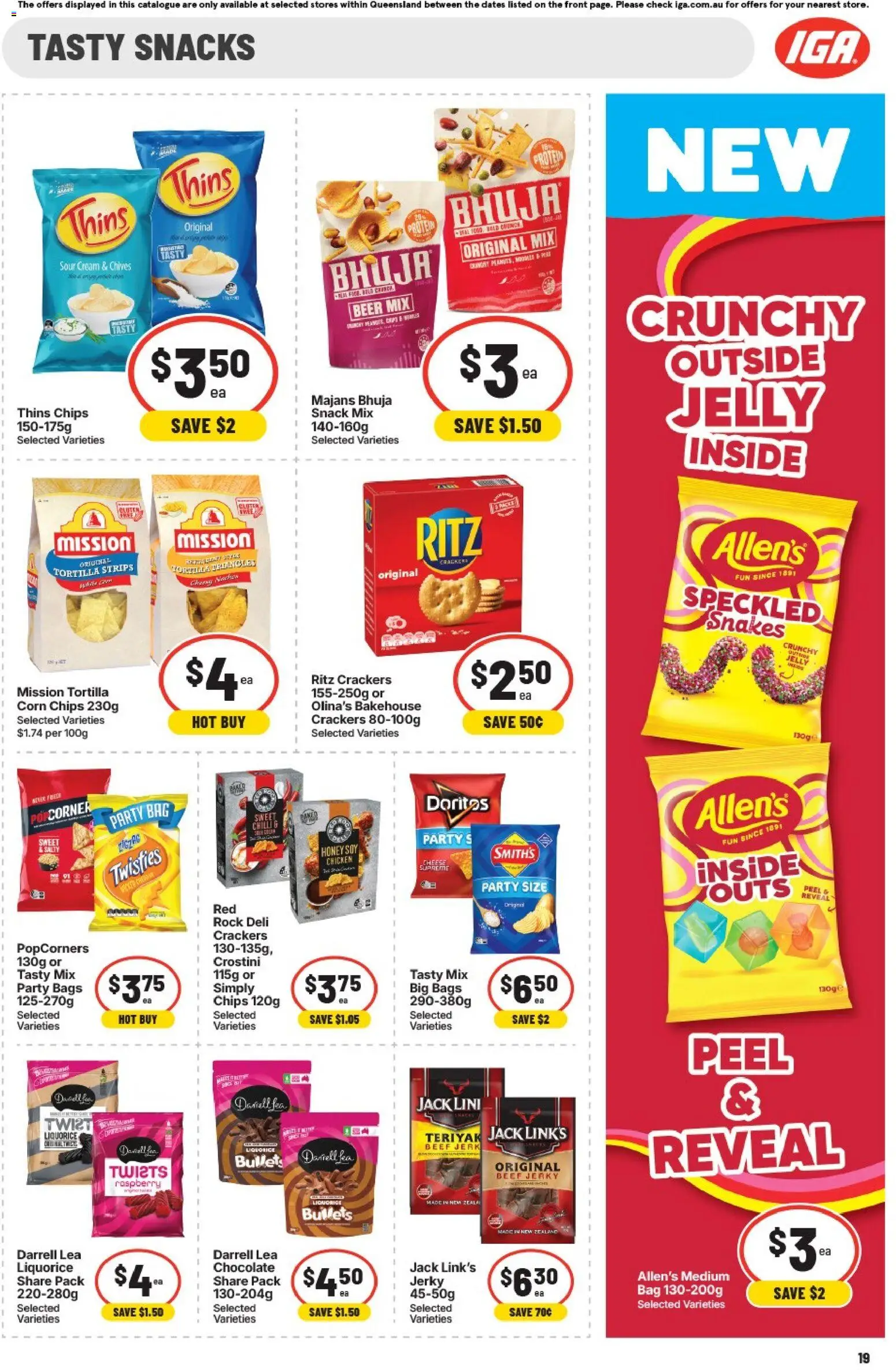 IGA catalogue - valid from 08/07/2026 | Page: 15 | Products: Crackers, Cheese, Honey, Beer