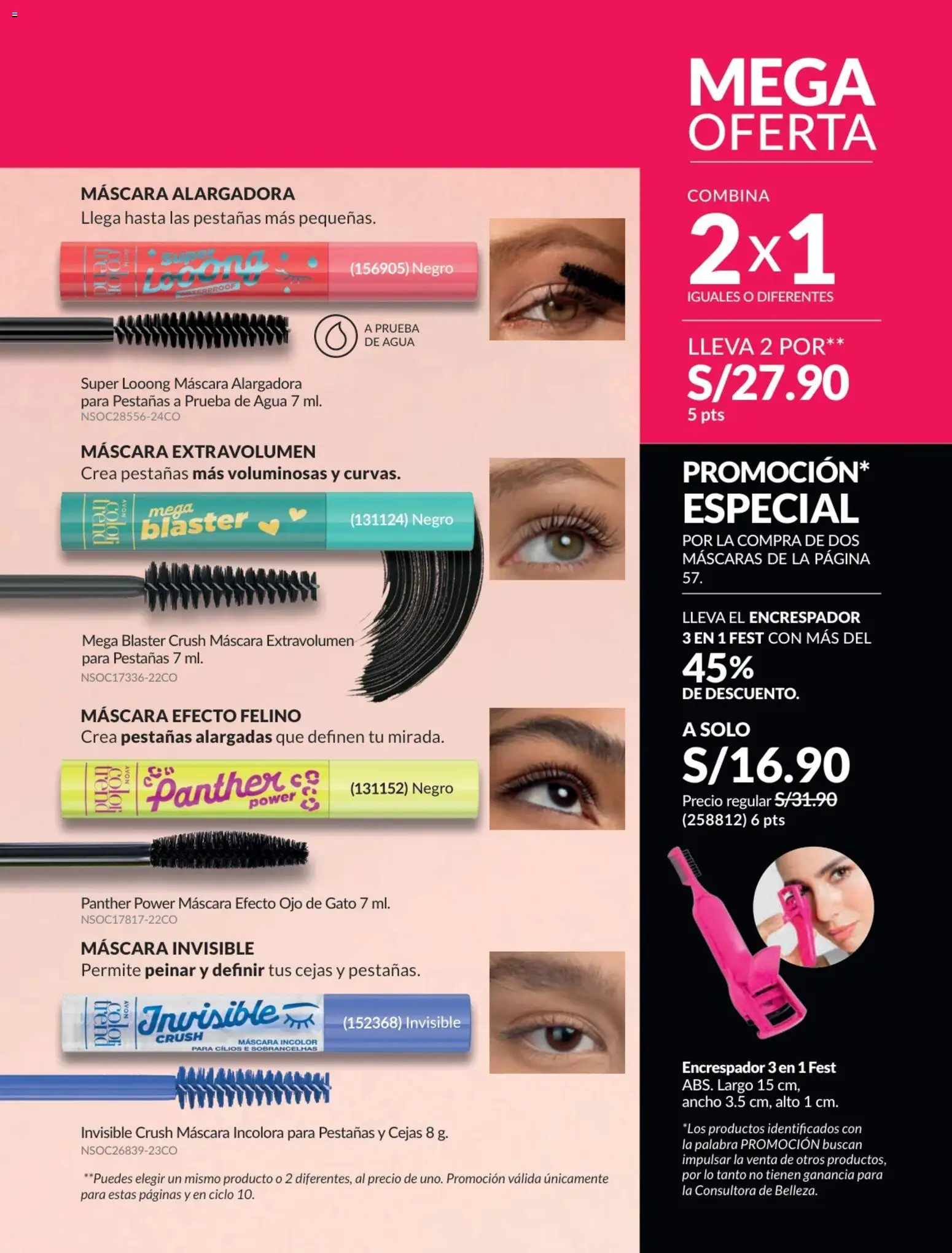 Catálogo Avon válido desde 17.06.2026 | Página: 57 | Productos: Máscara