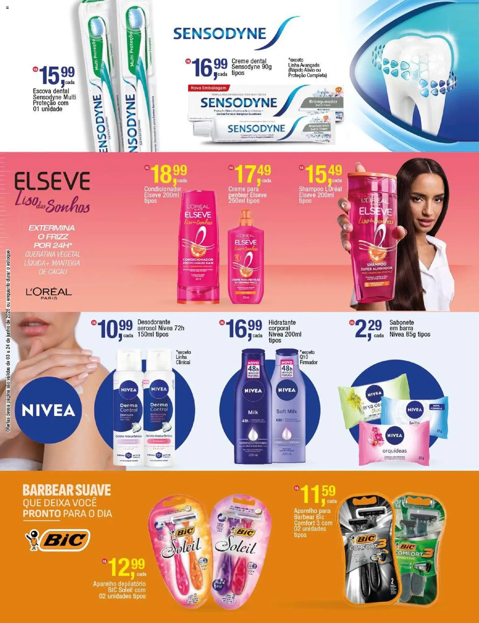 Frangolândia Folheto - válido de 03.06.2026 | Página: 7 | Produtos: Shampoo, Manteiga, Creme para pentear, Creme dental