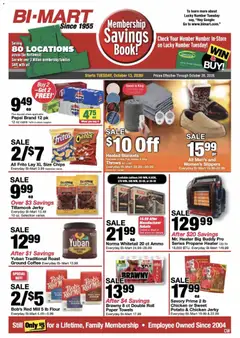 Preview of Bi-Mart weekly ads valid from 10/13/2026