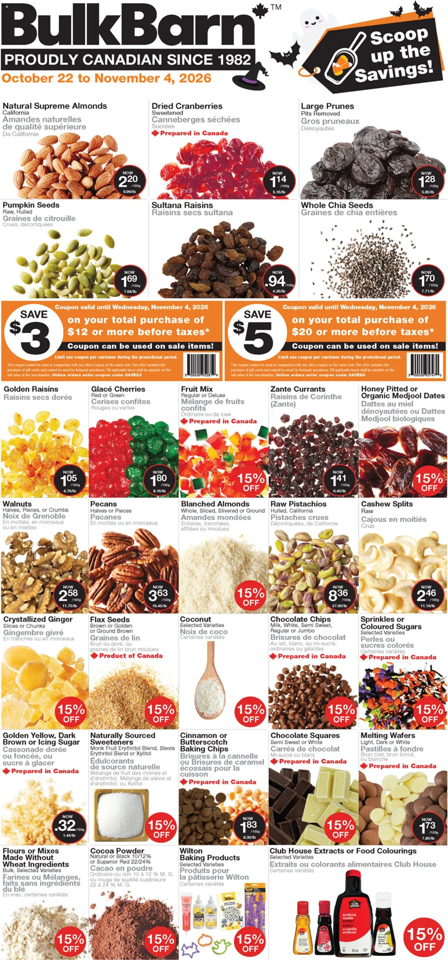 Bulk Barn flyer valid from Oct 22, 2026 | Page: 1