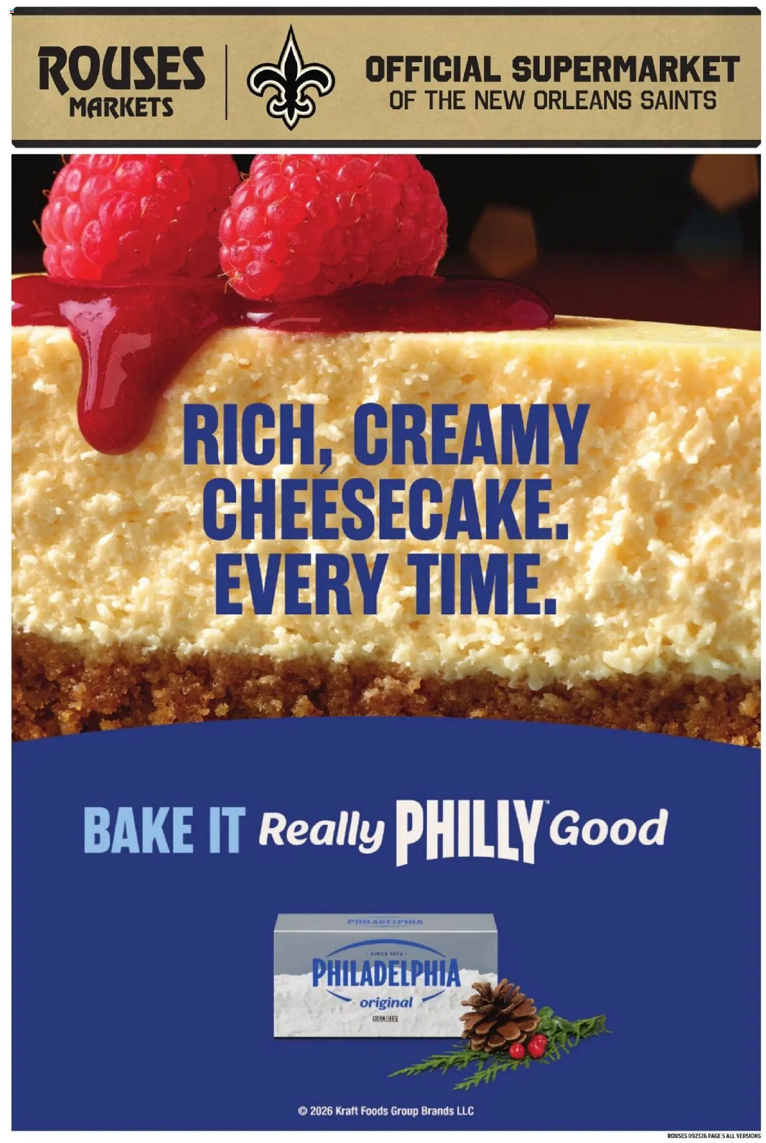 Rouses Weekly Ad - AL - valid from 09/23/2026 | Page: 9 | Products: Cheesecake