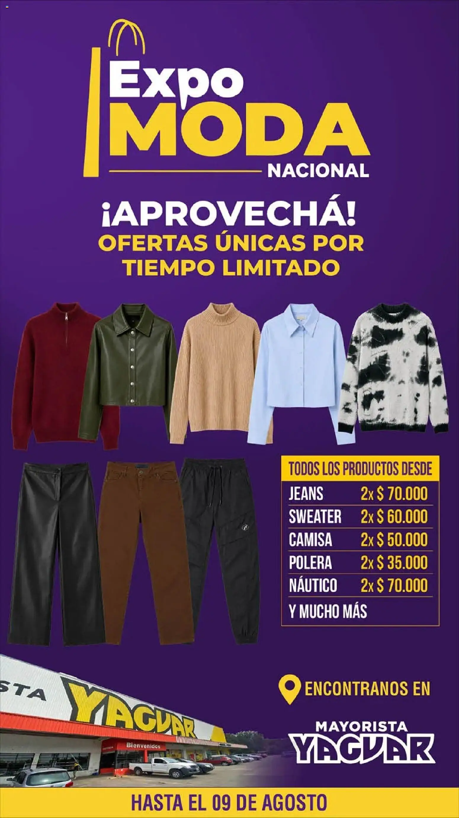 Yaguar - Oferta Semanal San Juan │ válido desde el 10/08/2026 | Página: 5 | Productos: Sweater, Polera, Camisa