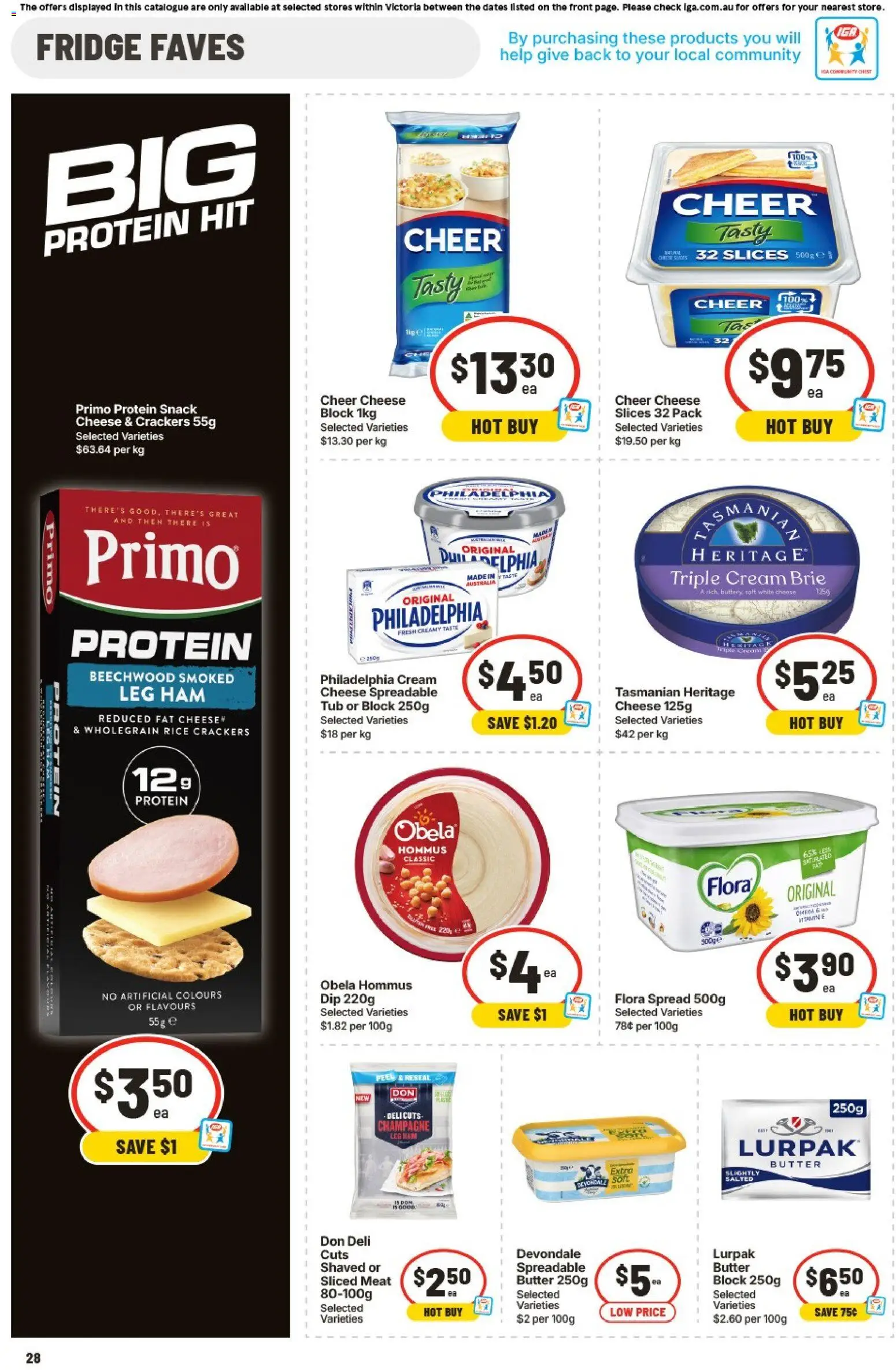 IGA catalogue - valid from 19/08/2026 | Page: 26 | Products: Butter, Peel, Meat, Spread