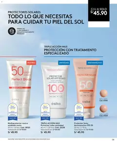 Vista previa de folleto Ésika catálogo - Campaña 9 de la Ésika válido desde 16.05.2026 | Página: 145 | Productos: Protector solar, Maquillaje