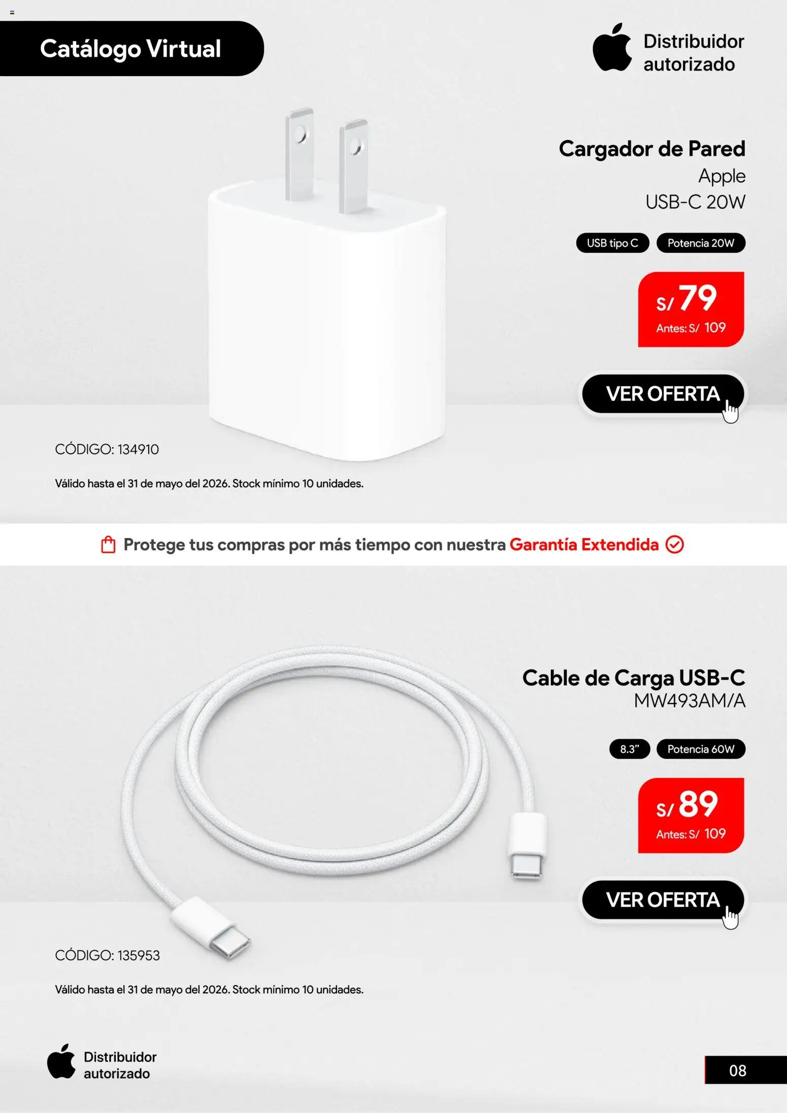 Catálogo Hiraoka válido desde 26.05.2026 | Página: 9 | Productos: Cable, USB