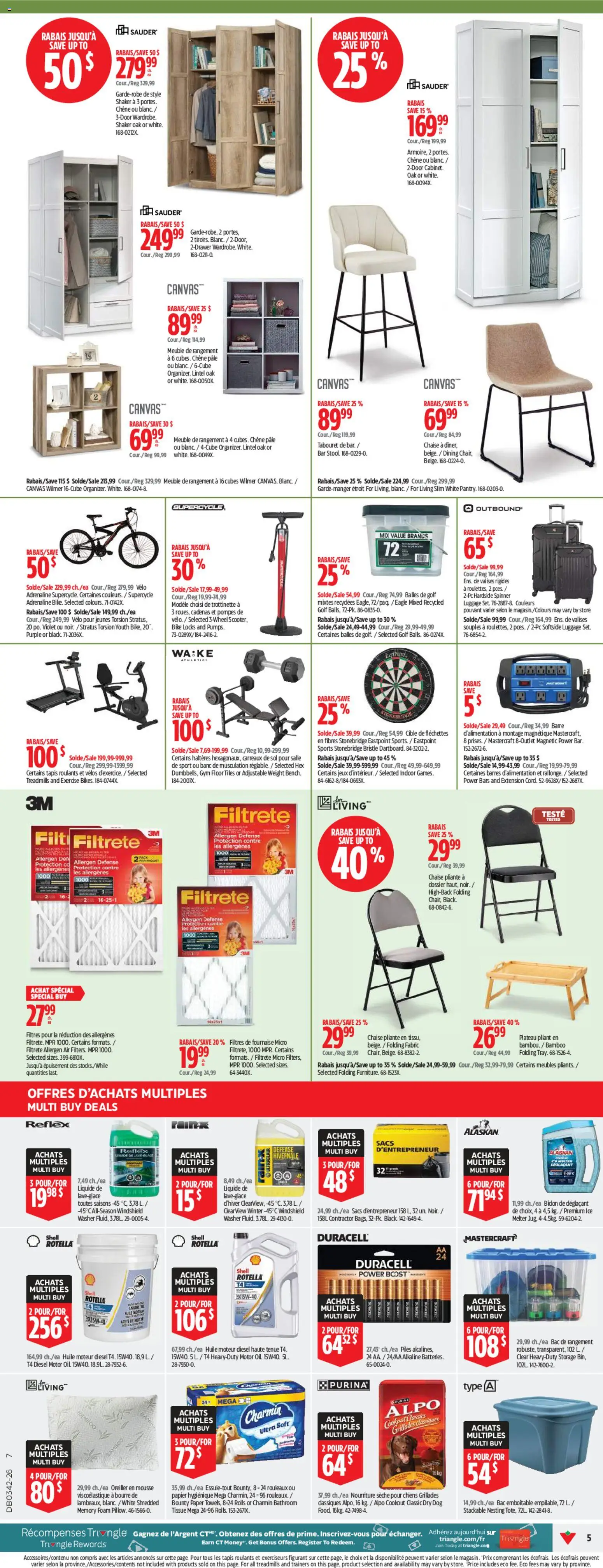Canadian Tire flyer valid from Oct 15, 2026 | Page: 7