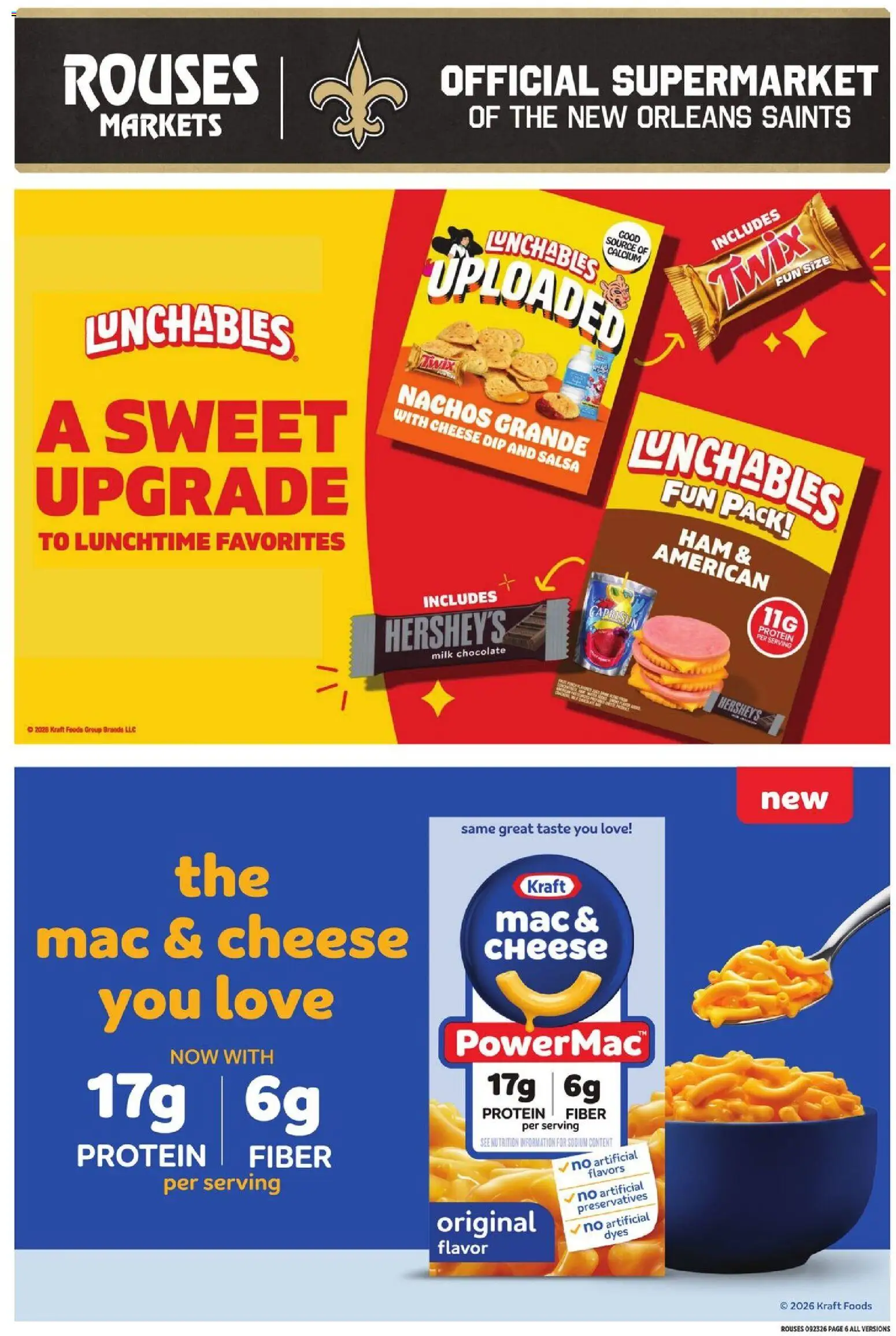 Rouses Weekly Ad - AL - valid from 09/23/2026 | Page: 10 | Products: Milk, Cheese, Chocolate, Protein