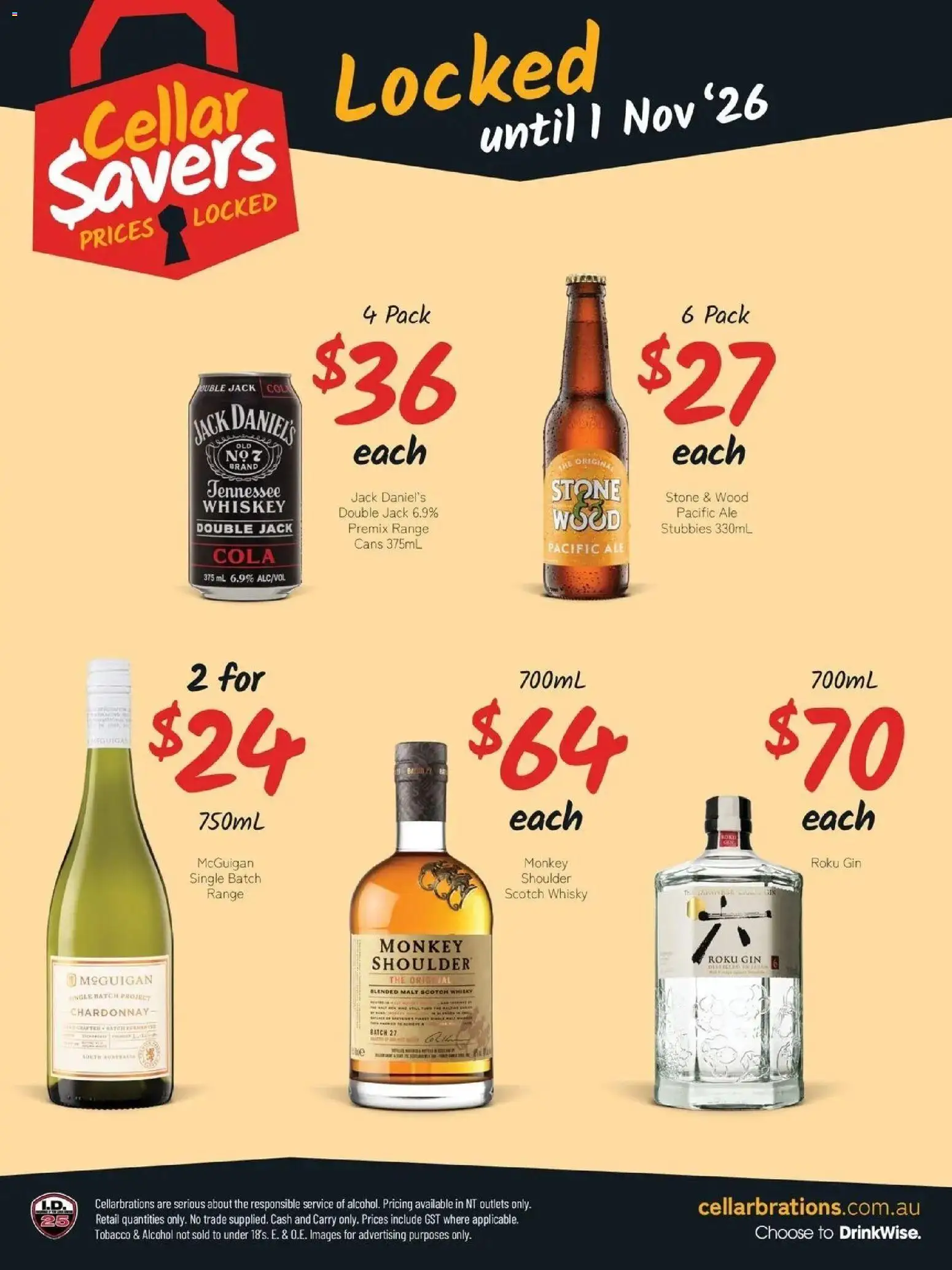 Cellarbrations catalogue - valid from 07/09/2026 | Page: 4 | Products: Alcohol, Gin, Whiskey, Scotch