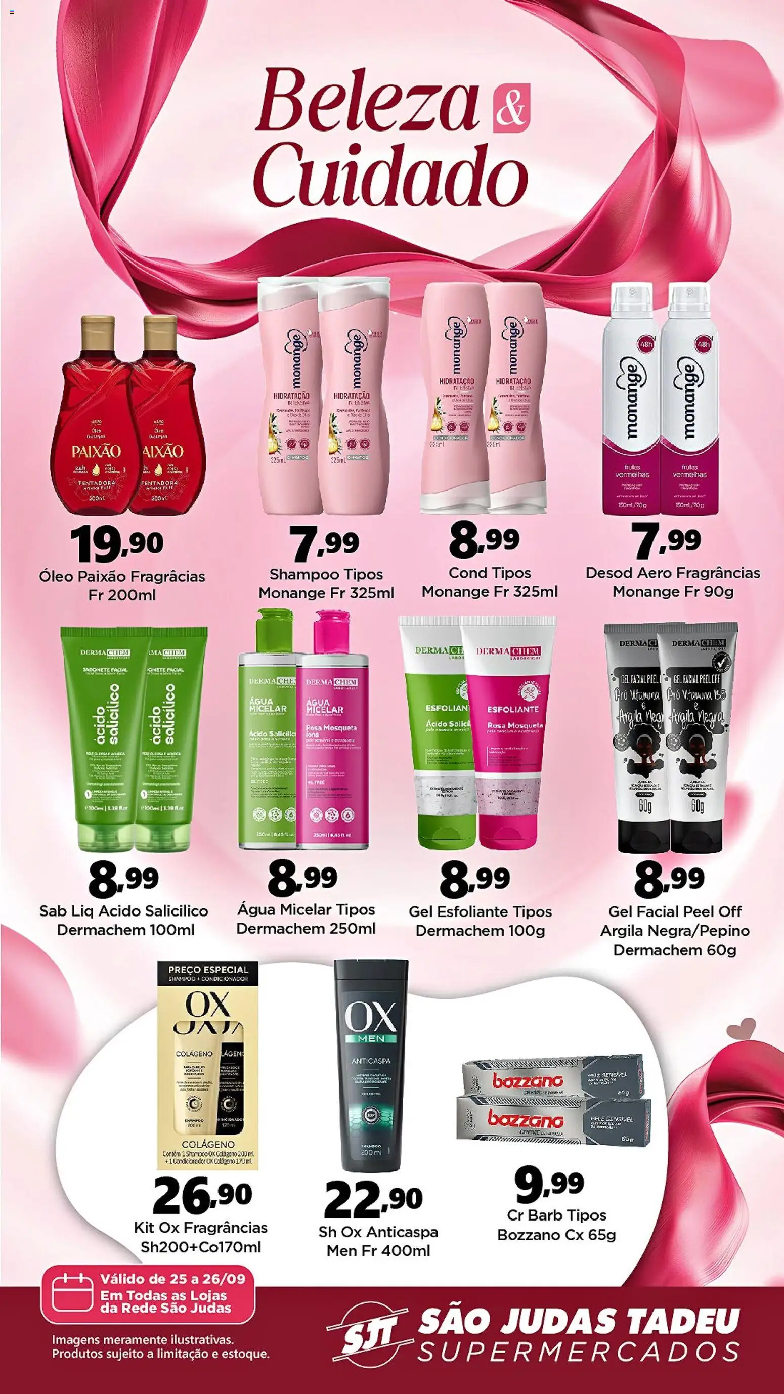 São Judas Tadeu Folheto - válido de 25/09/2026 | Página: 1 | Produtos: Shampoo, Óleo, Água, Sabonete