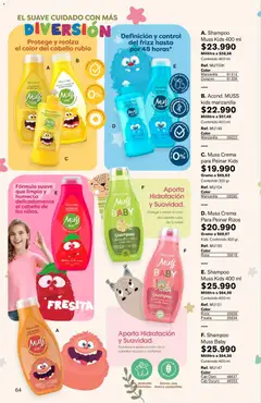 Leonisa - Catálogo -  Vista previa de la revista de la tienda Leonisa valido desde el 11/09/2026 | Página: 64 | Productos: Crema, Proteína, Shampoo, Durazno