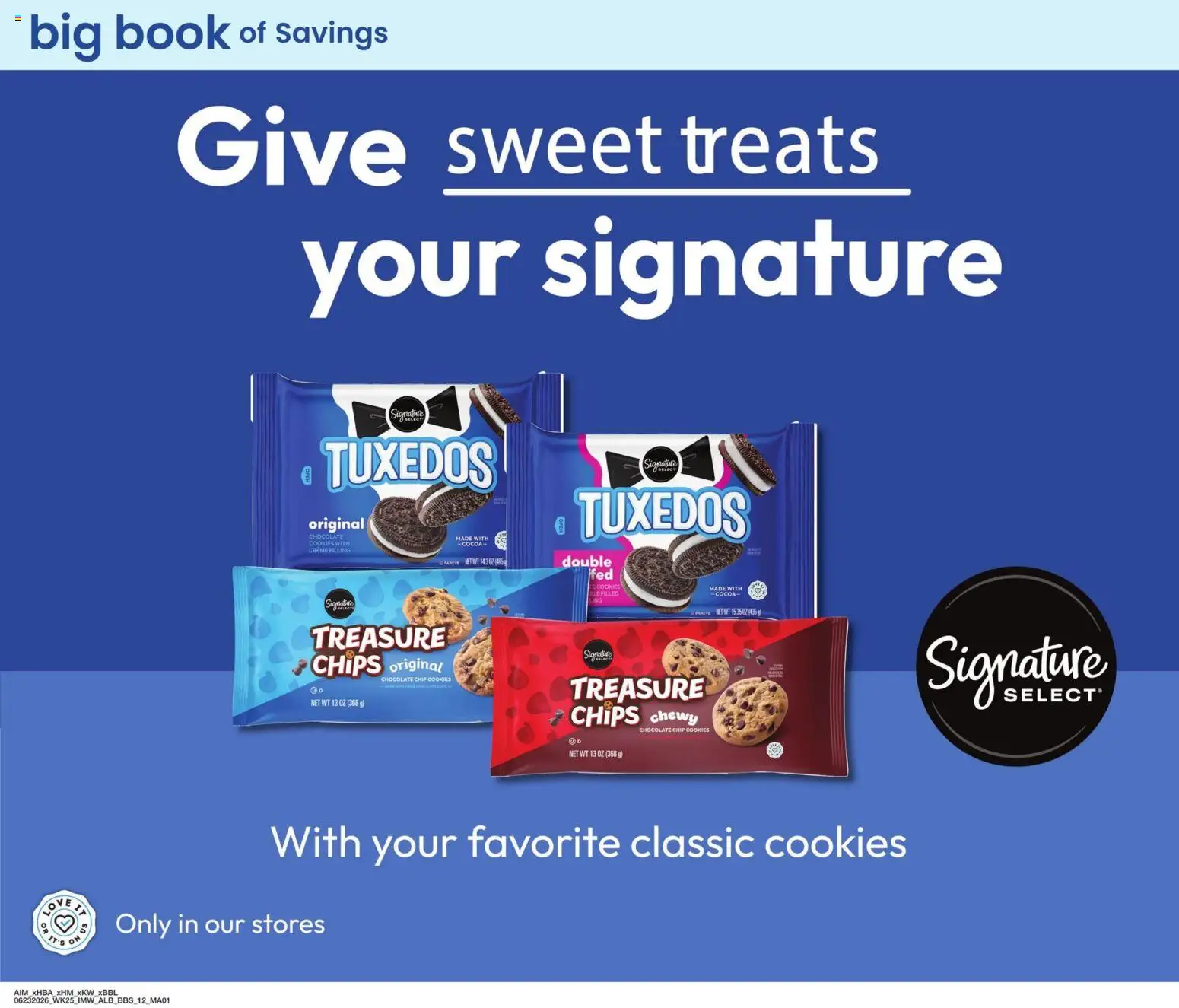 Albertsons Big Book of Savings - valid from 06/23/2026 | Page: 11 | Products: Chocolate, Chips, Cookies, Chocolate Chip