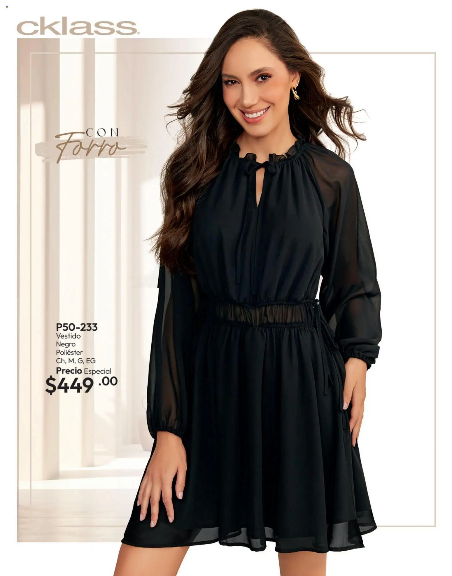 Nuevas ofertas de Cklass válidas en toda la República Mexicana desde el 11/09/2026. ¡Encuentra las mejores ofertas en Cklass catálogo Invierno! | Página: 156 | Productos: Vestido