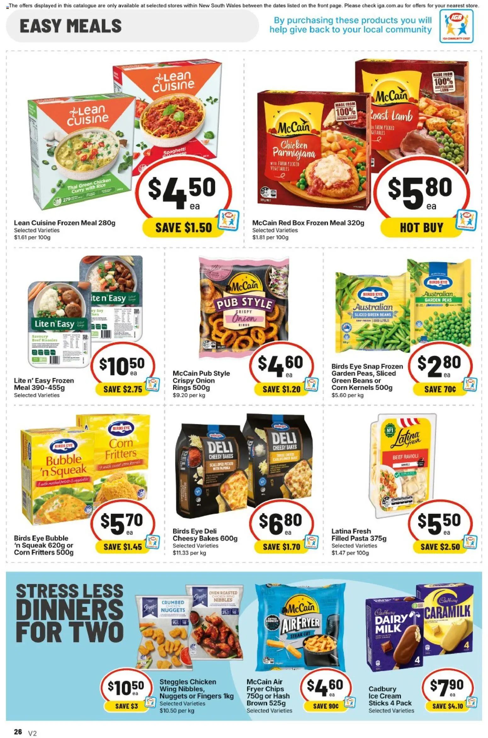 IGA catalogue - valid from 10.06.2026 | Page: 25 | Products: Box, Chicken, Lamb, Ice cream