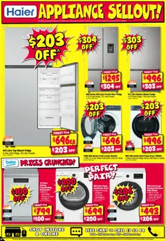 Preview of JB Hi-Fi - Home Appliance Sellout - valid from 18/06/2026 | Page: 14 | Products: Door, Appliance, Dryer, Washer