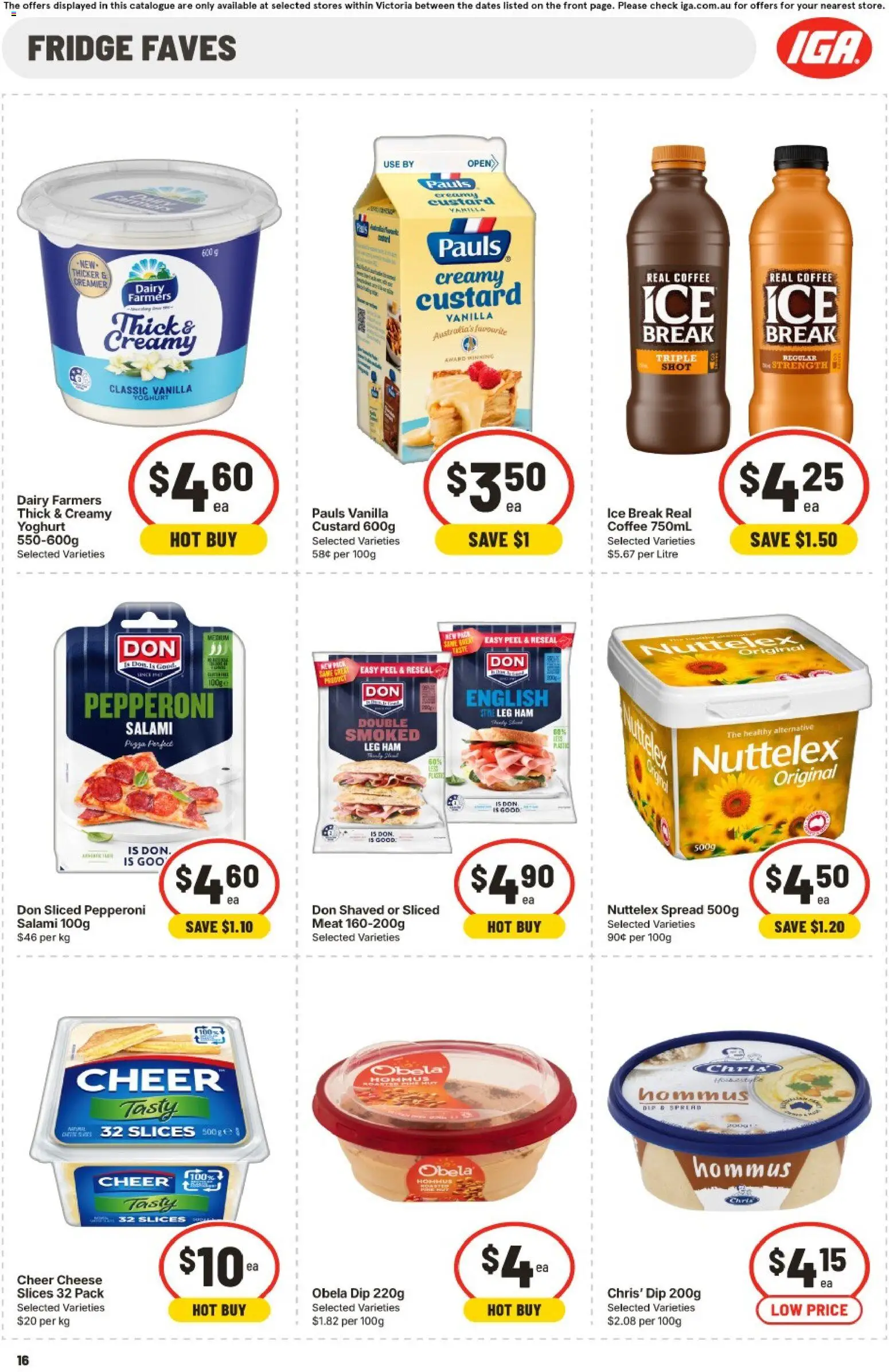 IGA catalogue - valid from 30/09/2026 | Page: 12 | Products: Dairy, Ham, Ice, Spread