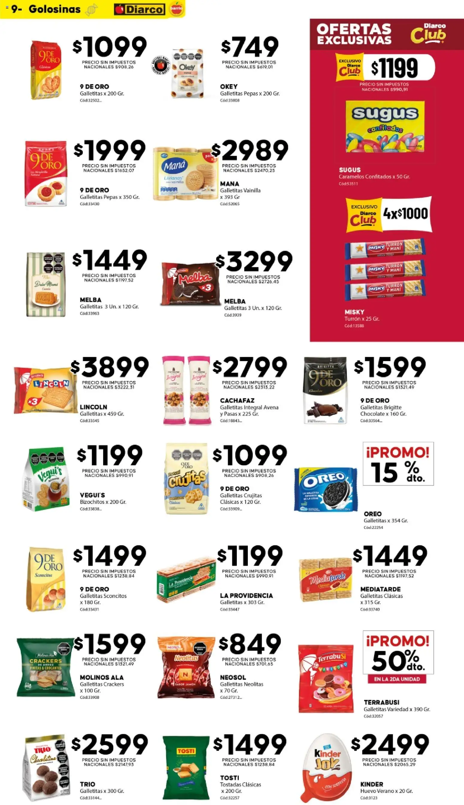 Diarco Ofertas │ válido desde el 19/10/2026 | Página: 9
