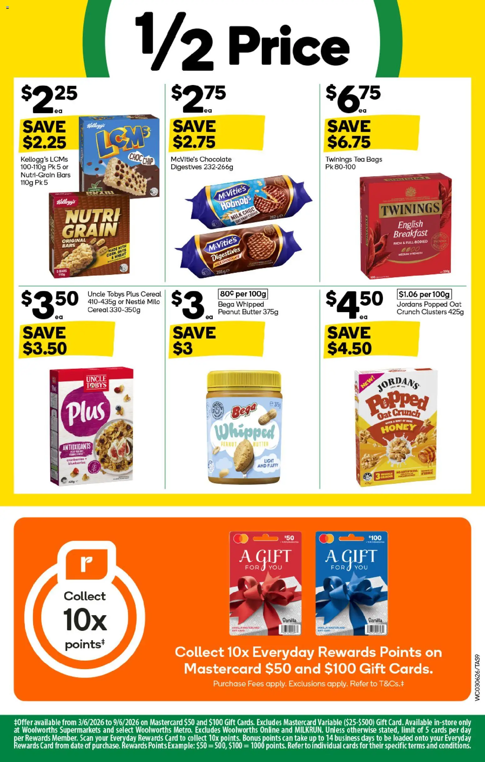 Woolworths catalogue - valid from 03.06.2026 | Page: 9 | Products: Butter, Honey, Wheat, Date
