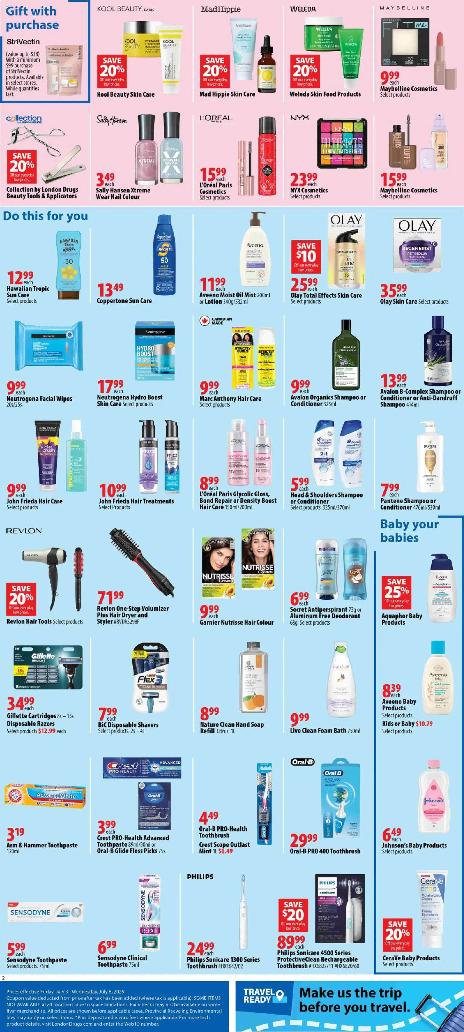 London Drugs flyer valid from Jul 3, 2026 | Page: 3