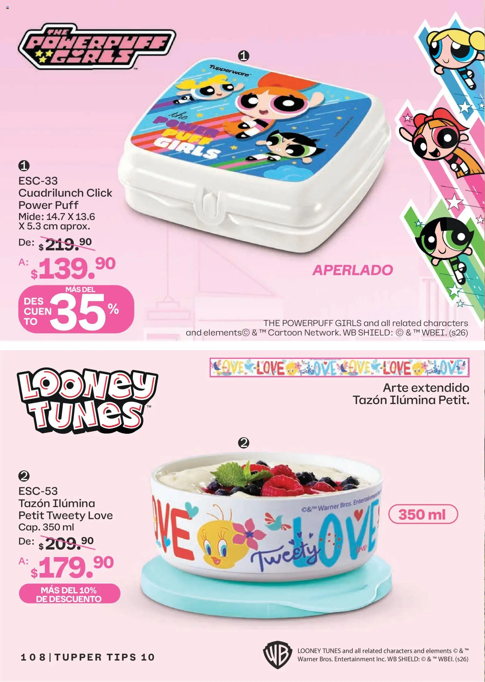 Nuevas ofertas de Tupperware válidas en toda la República Mexicana desde el 07/09/2026. ¡Encuentra las mejores ofertas en Tupperware catálogo! | Página: 108 | Productos: Tupper