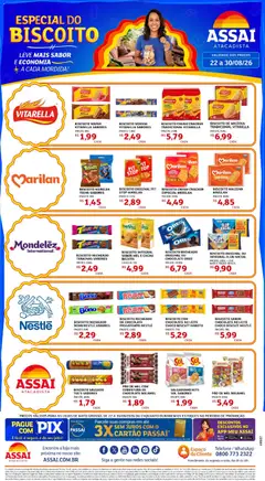 Assaí Atacadista ofertas - MT - Pré-Visualização do folheto da loja Assaí Atacadista, válido de 22/08/2026