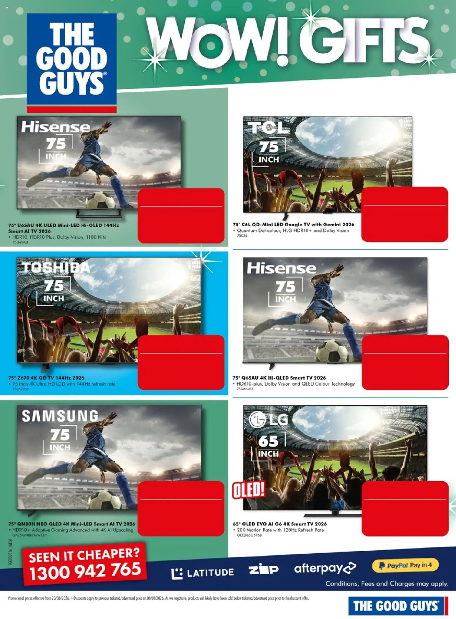 The Good Guys catalogue - valid from 18/08/2026 | Page: 7 | Products: Tv, Smart tv
