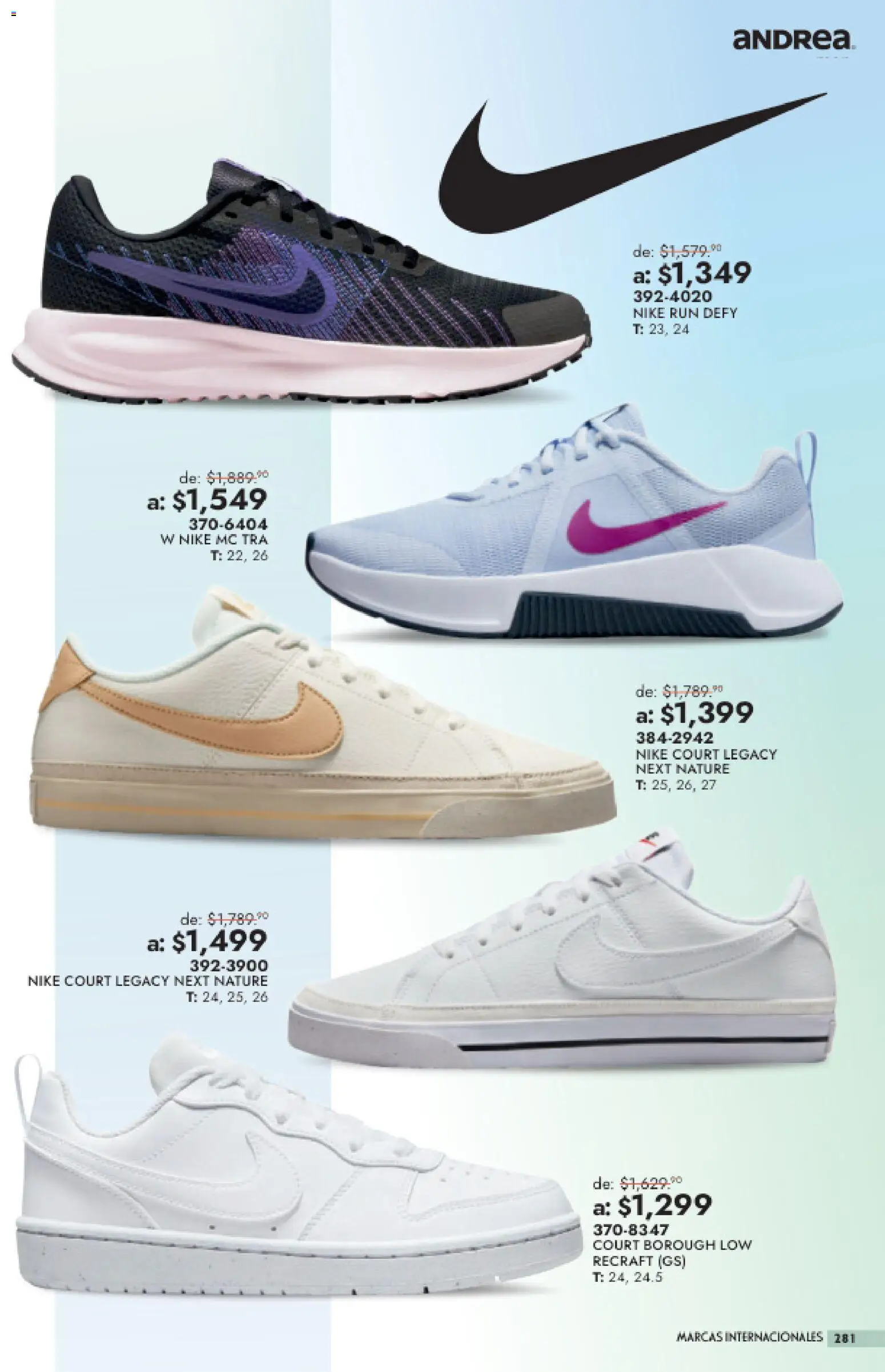 Nuevas ofertas de Andrea válidas en toda la República Mexicana desde el 26/07/2026. ¡Encuentra las mejores ofertas en Andrea catálogo Outlet! | Página: 281