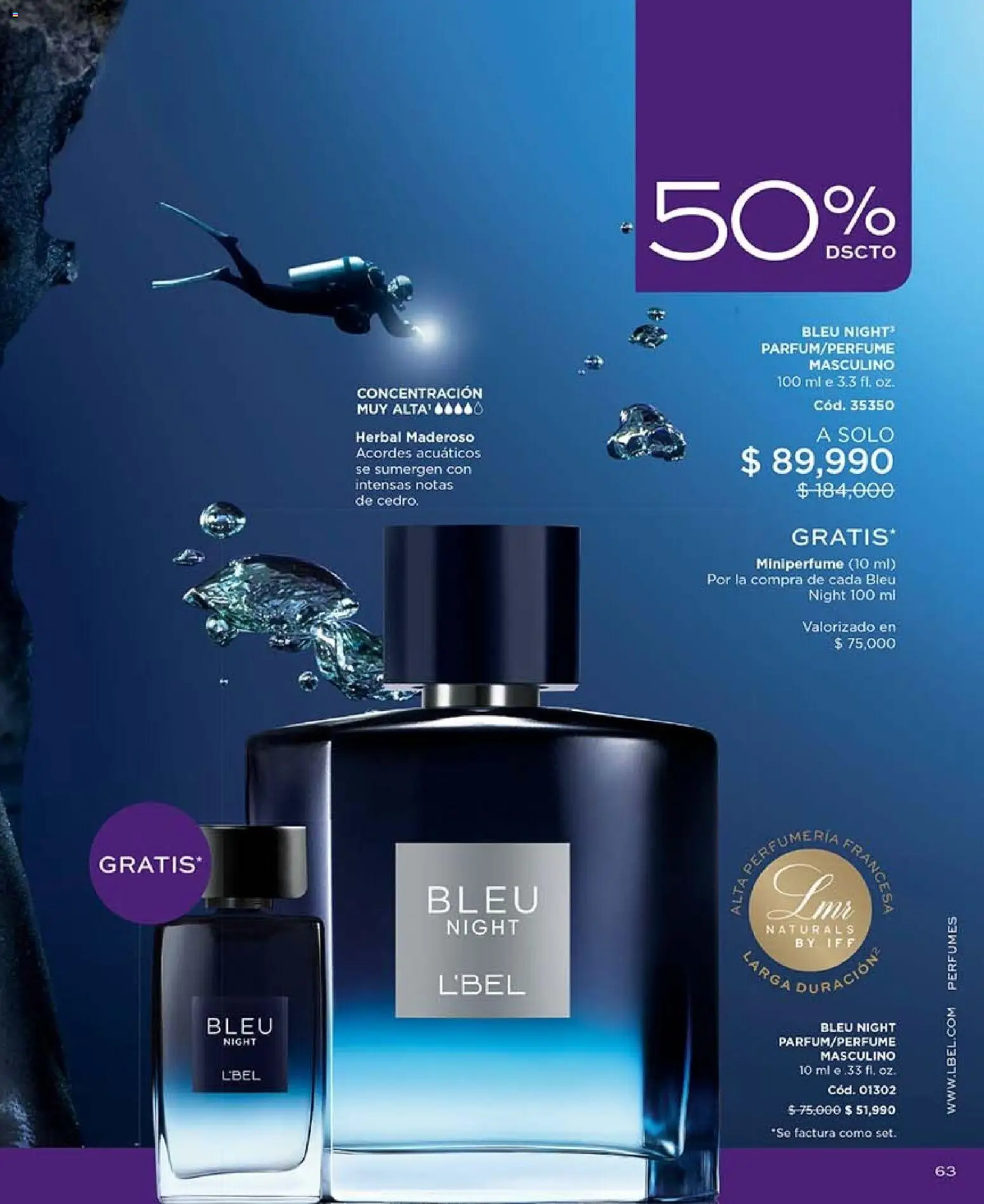 L'Bel revista - valida desde el 30/10/2026 | Página: 63 | Productos: Perfumes
