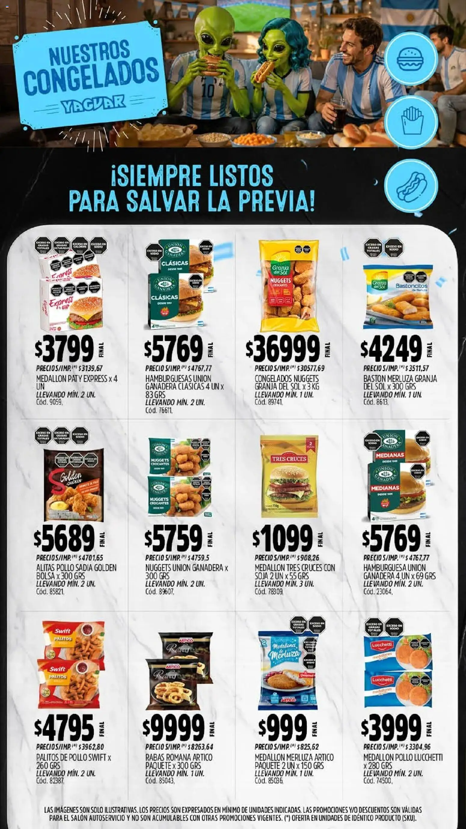 Yaguar - Oferta Semanal Mendoza │ válido desde el 13/07/2026 | Página: 8 | Productos: Bolsa, Pollo