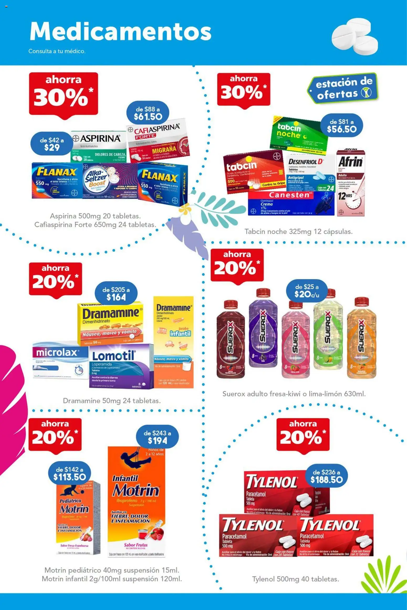 Nuevas ofertas de Farmacia San Pablo válidas en toda la República Mexicana desde el 19/07/2026. ¡Encuentra las mejores ofertas en Farmacia San Pablo catálogo! | Página: 10 | Productos: Crema, Frasco, Antigripal, Tableta