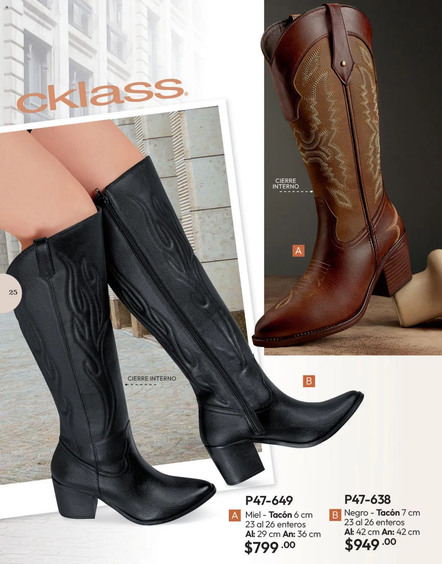 Nuevas ofertas de Cklass válidas en toda la República Mexicana desde el 11/09/2026. ¡Encuentra las mejores ofertas en Cklass catálogo Calzado Invierno! | Página: 26 | Productos: Miel