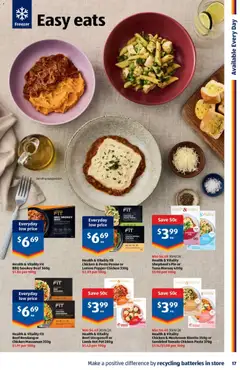 Preview of Health & Vitality Fit Chicken & Pesto Penne or Lemon Pepper Chicken 330g, Chicken & Pesto Penne or Lemon Pepper Chicken - valid from 09/09/2026 | Page: 17